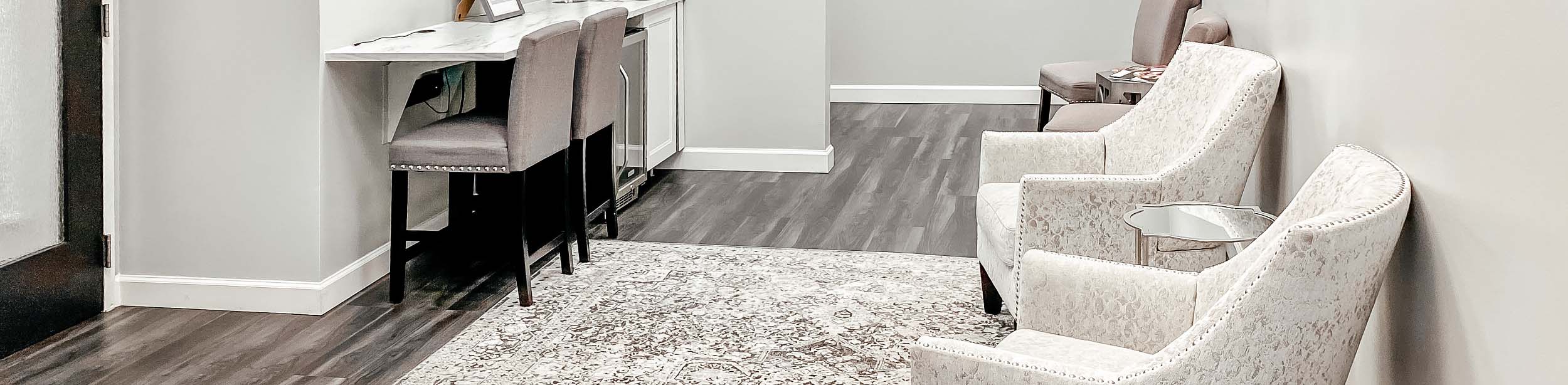 Practice waiting area